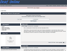 Tablet Screenshot of deafonline2.com
